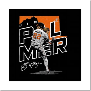 jim palmer player map Posters and Art
